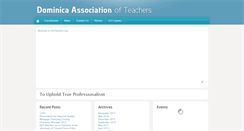 Desktop Screenshot of dateachers.org